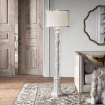 Farmhouse style on sale floor lamps